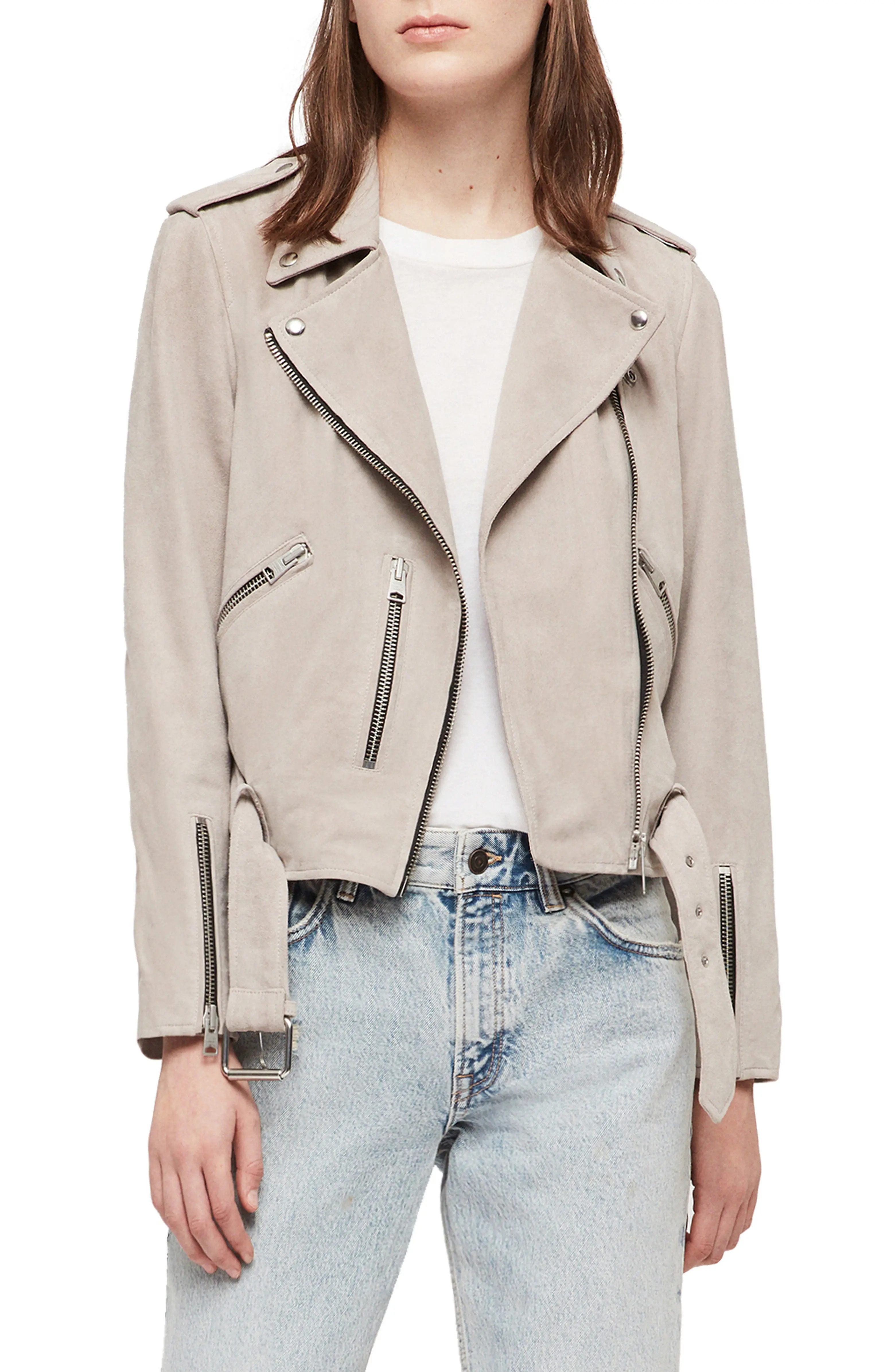 Balfern Suede Moto Jacket | Nordstrom
