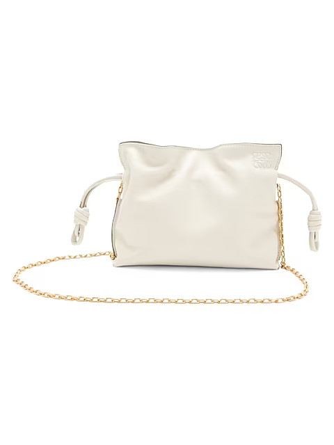 Nano Flamenco Knot Leather Clutch | Saks Fifth Avenue