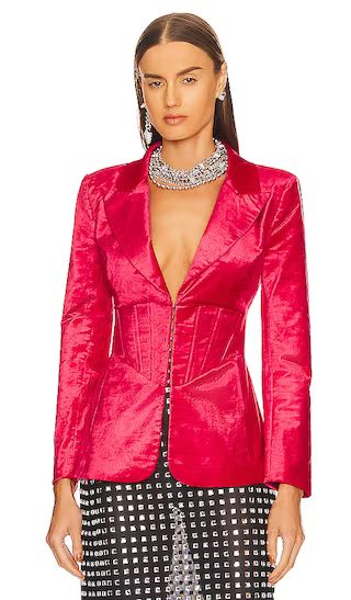 Agustina Blazer in Pink | Revolve Clothing (Global)