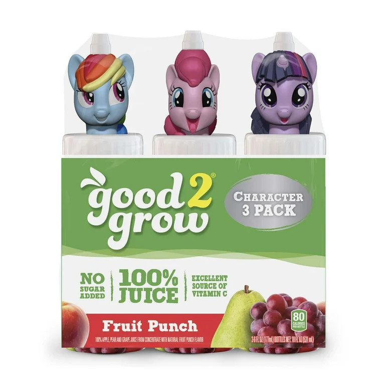 good2grow 6oz 100% Fruit Punch Juice 3 pack (Character Tops Vary) | Walmart (US)