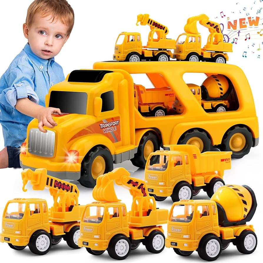 Nicmore Kids Toys Car for Boys: Boy Toy Trucks for 2 3 4 5 6 Year Old Boys Girls | Toddler Toys 5... | Amazon (US)