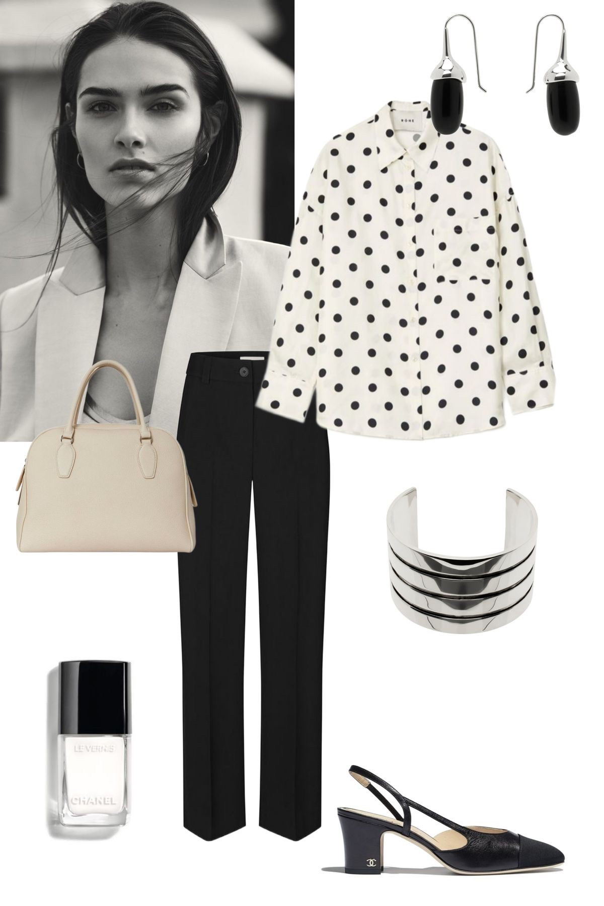 Polka dot blouse ! 🖤with classic denim jeans and off white handbag for the ultimate casual chic look. ✨ #PolkaDotStyle #Denim #LTKFashion

#LTKStyleTip #LTKSaleAlert #LTKSpringSale