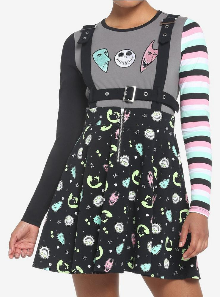 The Nightmare Before Christmas Oogie's Boys Harness Suspender Skirt | Hot Topic