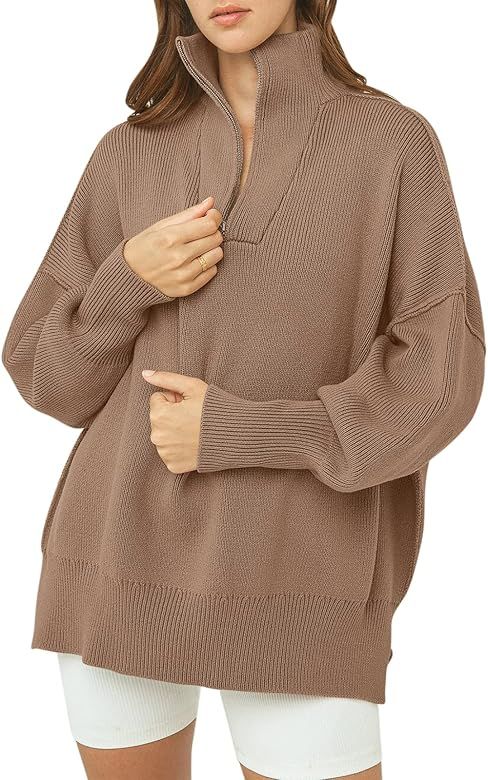 1/4 Zip Collared Sweater  | Amazon (US)