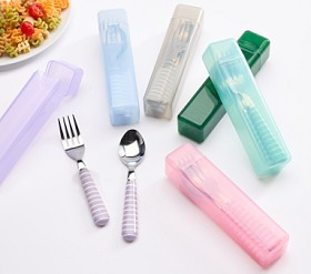 Utensils &amp; Carrying Case Set | Pottery Barn Kids