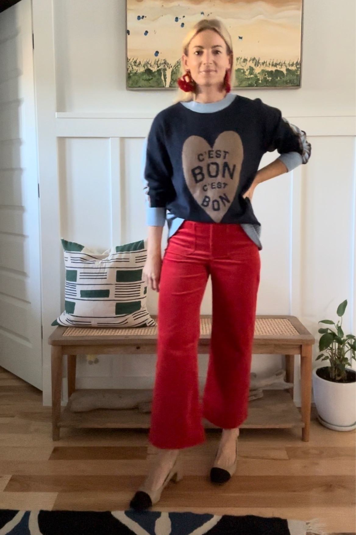 Perfect corduroy pants 🍎
@anthropologie
Pants fit tts wearing 26

Follow my shop @TailoredWithTanLines on the @shop.LTK app to shop this post and get my exclusive app-only content!

#liketkit #LTKHoliday #LTKshoecrush #LTKSeasonal
@shop.ltk
https://liketk.it/4kXLs