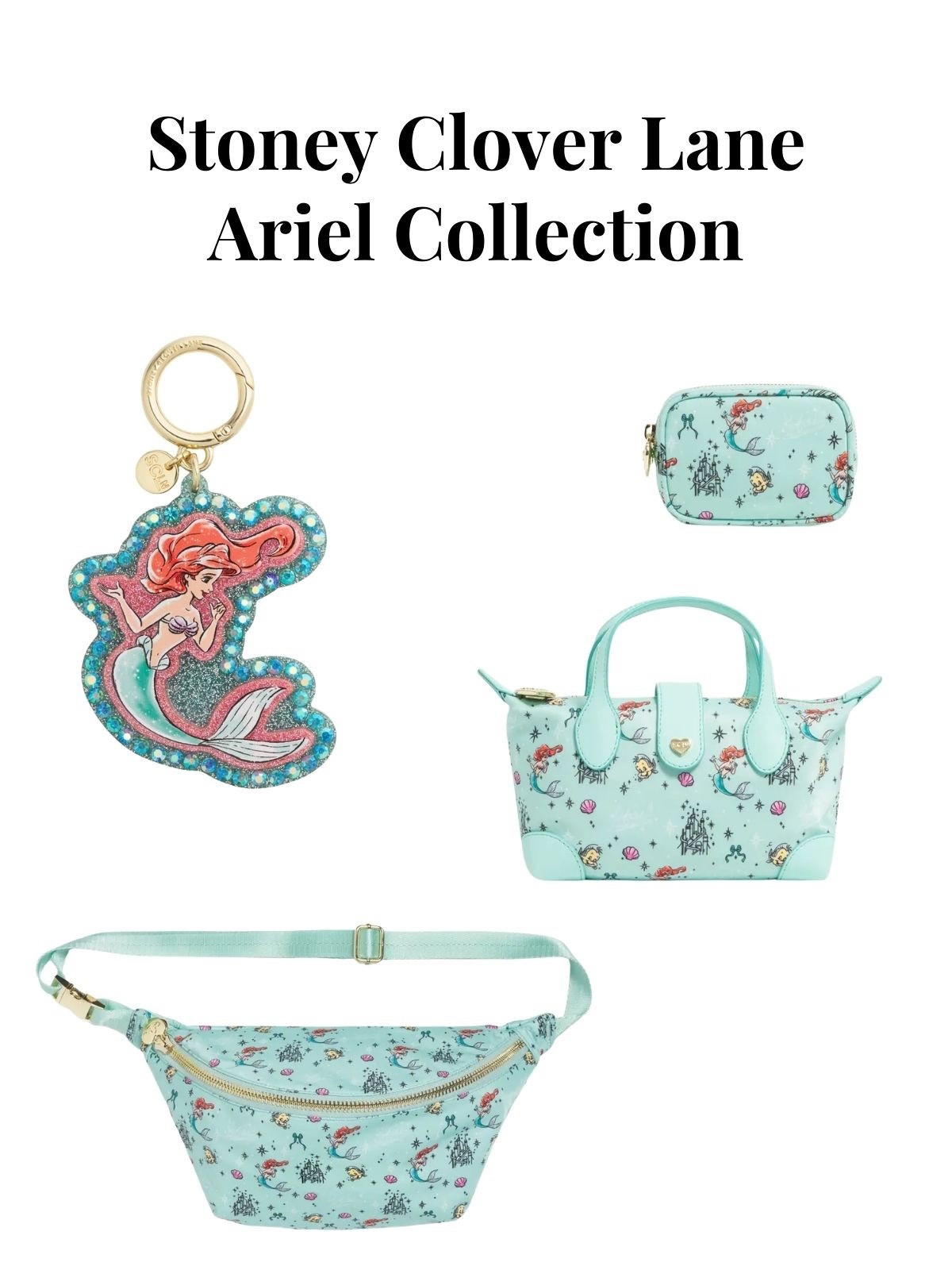 Stoney Clover Lane released new Ariel pieces! They have a pouch, pouchette, jumbo fanny, and bag charm 🧜‍♀️

#LTKSeasonal #LTKTravel #LTKootd