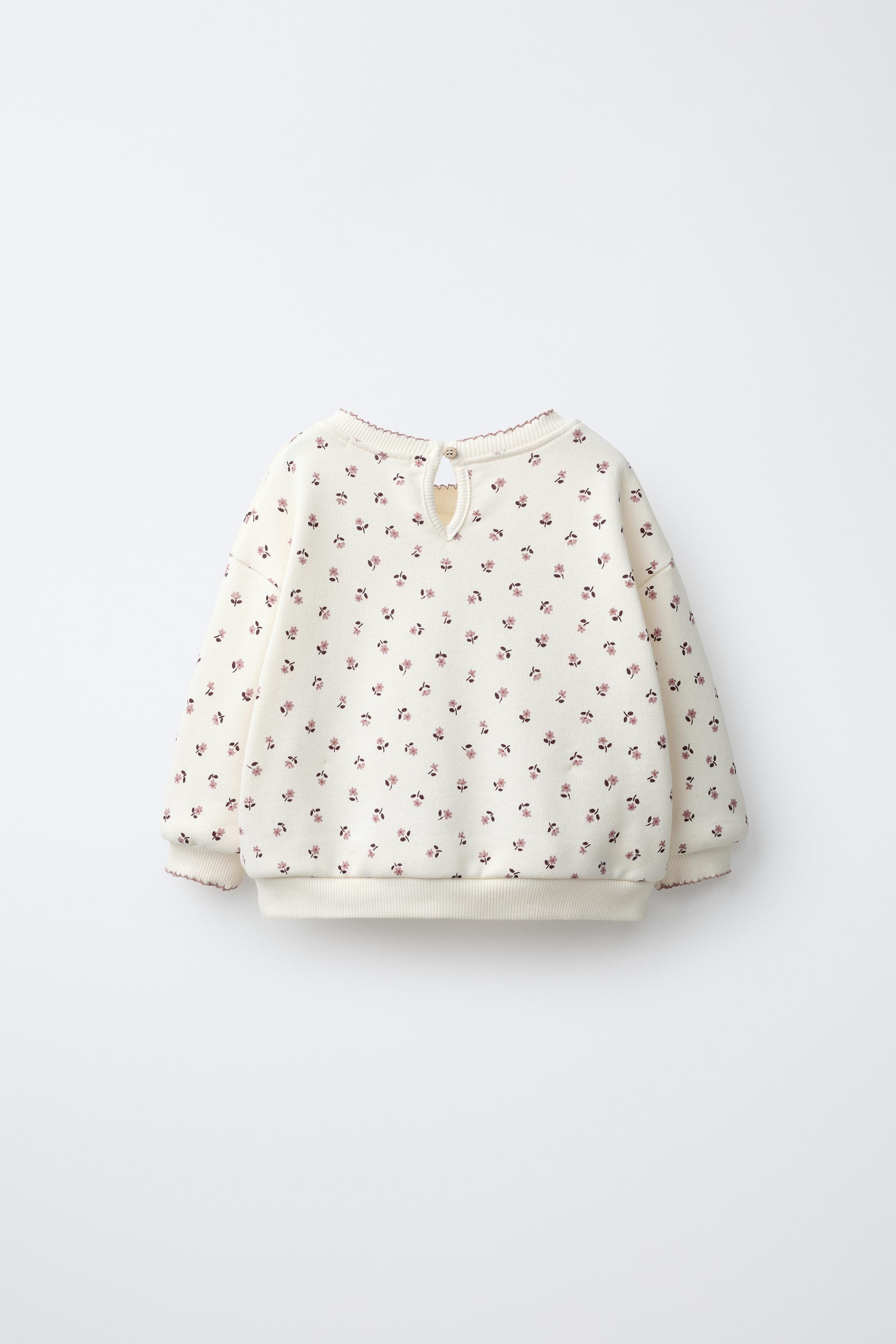 FLORAL PRINT SWEATSHIRT | Zara US