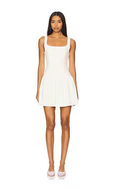 Rue Sophie Addie Mini Dress in Eggnog from Revolve.com | Revolve Clothing (Global)