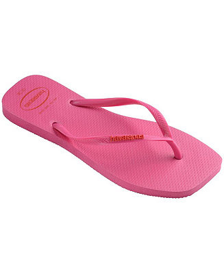 Havaianas Women's Slim Square Toe Sandals - Tropical Coral | Macy's