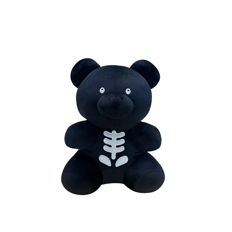 Halloween Black Gummy Bear Plush, 16 in, by Way To Celebrate - Walmart.com | Walmart (US)