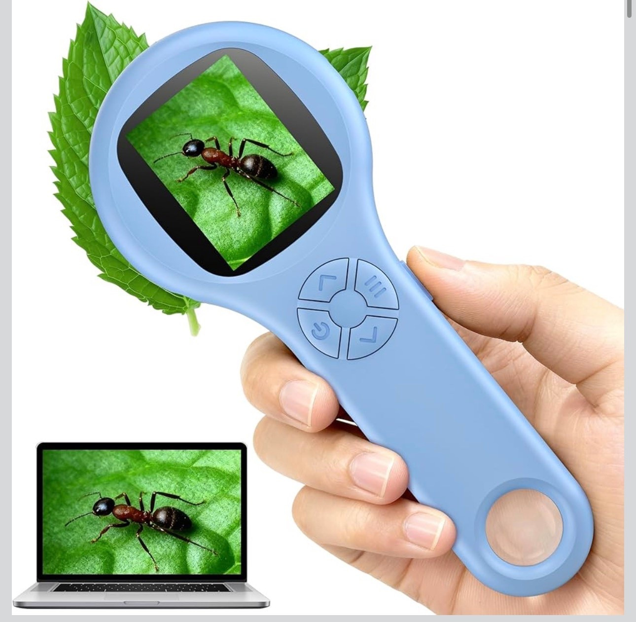 Kids handheld microscope. Another gift my kiddos got and it’s so cool!! Great for your curious little one! 

#LTKmomlife #LTKKids #LTKGiftGuide