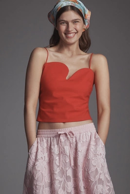 Dolan Left Coast Sculptural Crop Tank | Anthropologie (US)