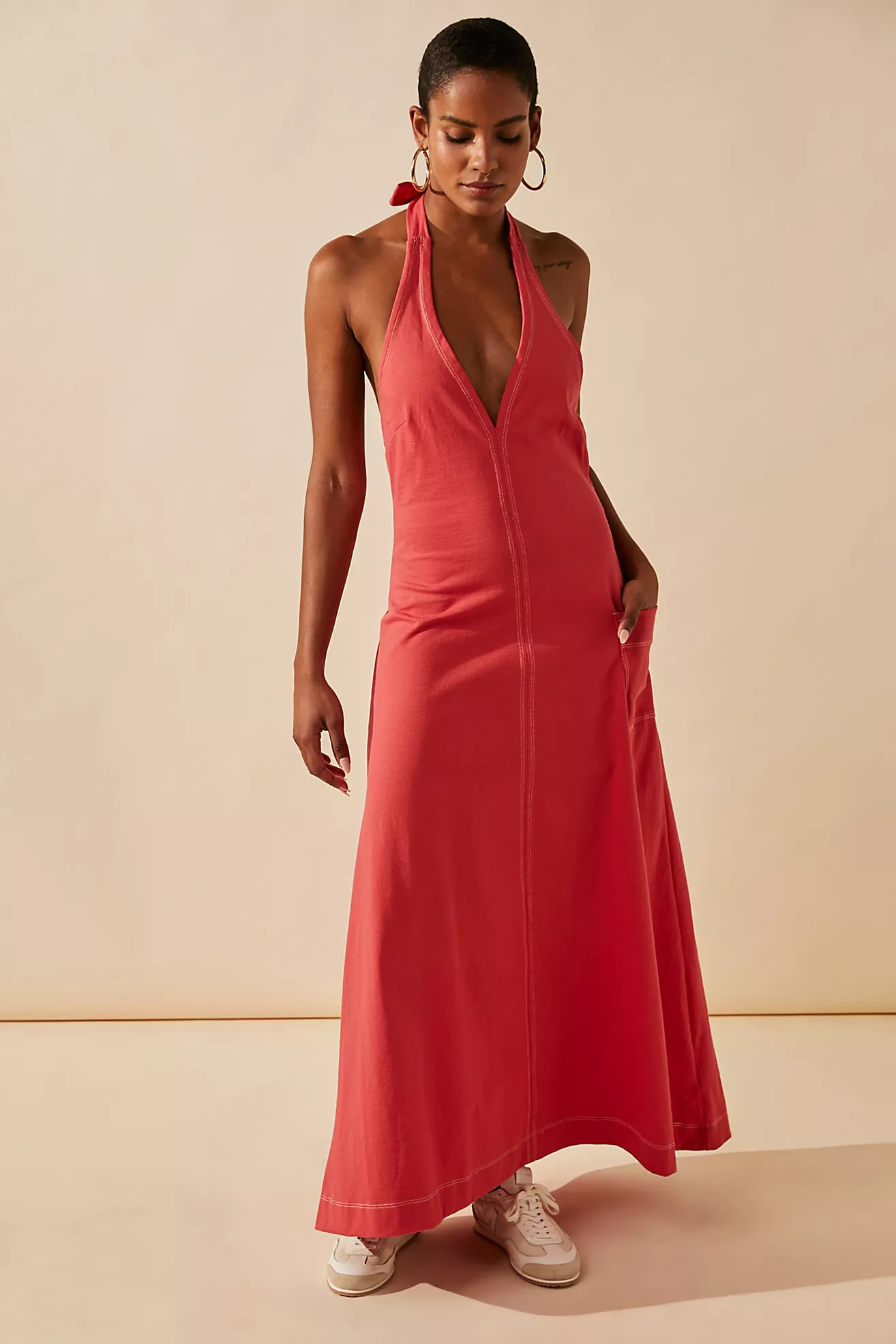 Victoria Low-Back Maxi Dress | Free People (Global - UK&FR Excluded)