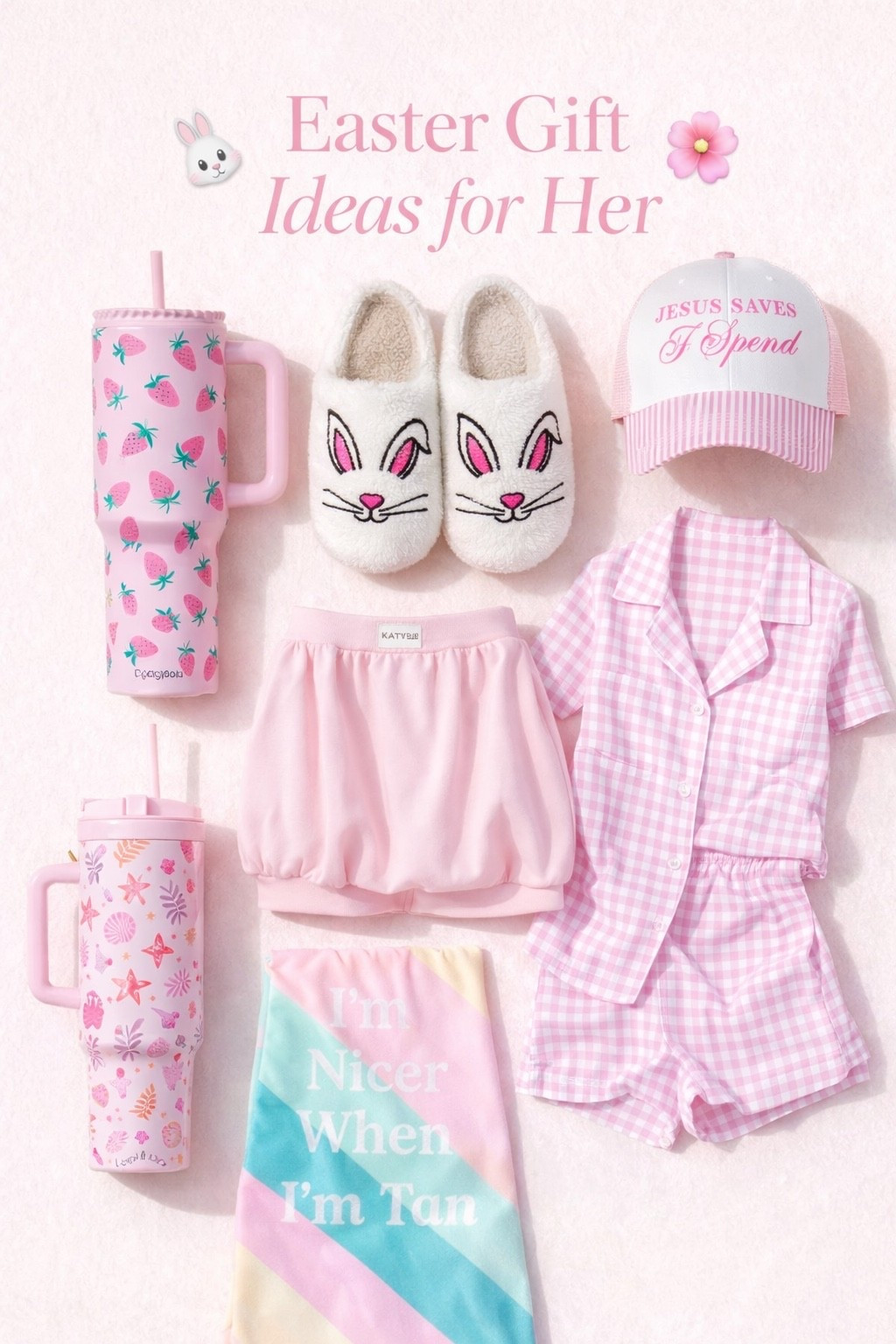 
Easter gift ideas for her 🐰🌸
The cutest little finds for a grown-up Easter basket — cozy bunny slippers, pink spring pieces, and the sweetest tumblers.

Comment “BUNNY” and I’ll send you the links!

#eastergiftideas
#easterbasketideas
#easterbasketforher
#springfinds
#pinkfinds
#girlygifts
#springstyle
#ltkstyle
#ltkfinds
#ltkcreator
#springgiftguide

#LTKspringtrends #LTKSpringSale #LTKBeauty