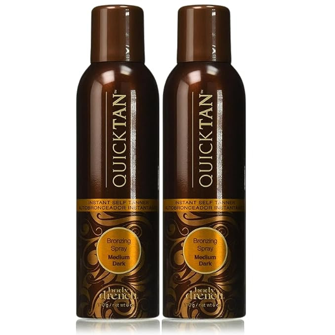 Body Drench Quicktan Quick Tan Bronzing Spray Medium Dark (The Perfect Ultra Bronzing Self-tanner... | Amazon (US)