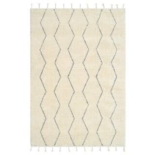 Dynamic Rugs Celestial Ivory/Grey 8 ft. x 10 ft. Wool Modern Indoor Area Rug CT8106950109 - The H... | The Home Depot