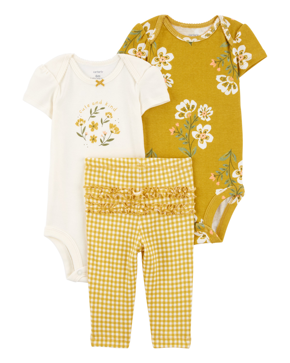 Baby 3-Piece Floral Little Character Set | Carter's Inc