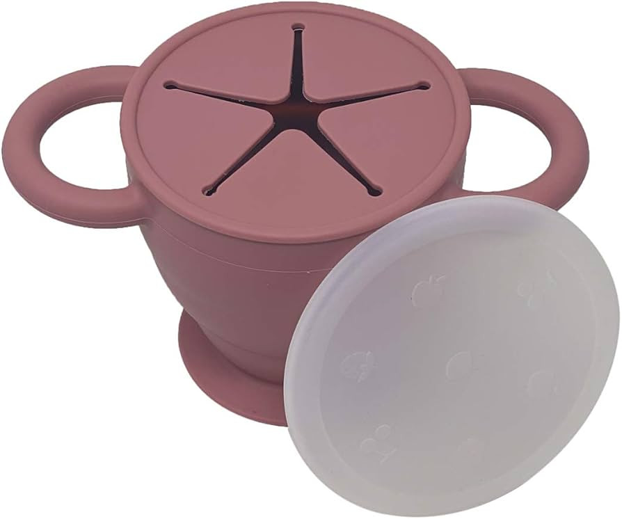 BraveJusticeKidsCo | Snack Attack II Snack Cup | Collapsible Silicone Snack Container | Toddler a... | Amazon (US)