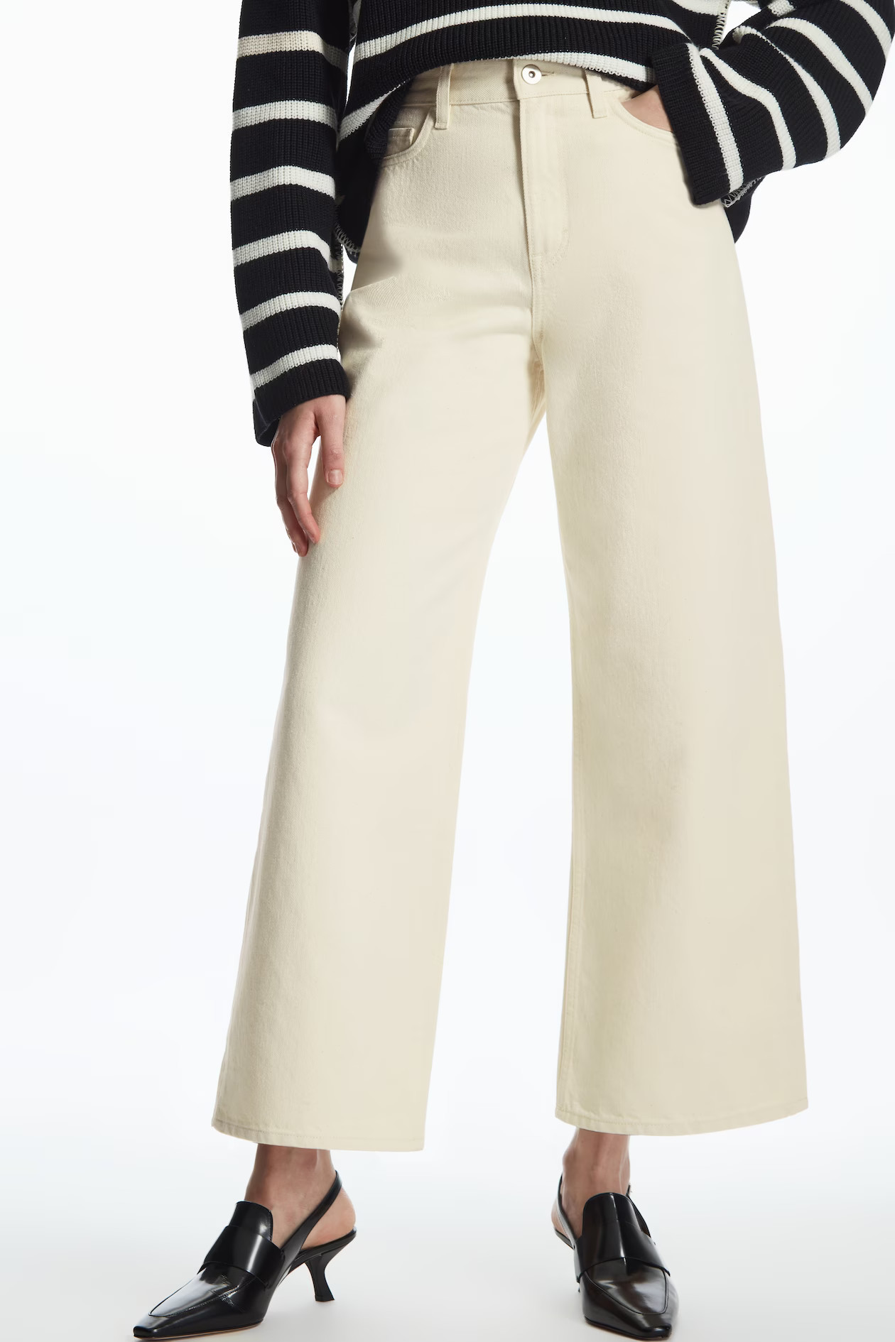 WIDE-LEG HIGH-RISE ANKLE-LENGTH JEANS | COS (AU)