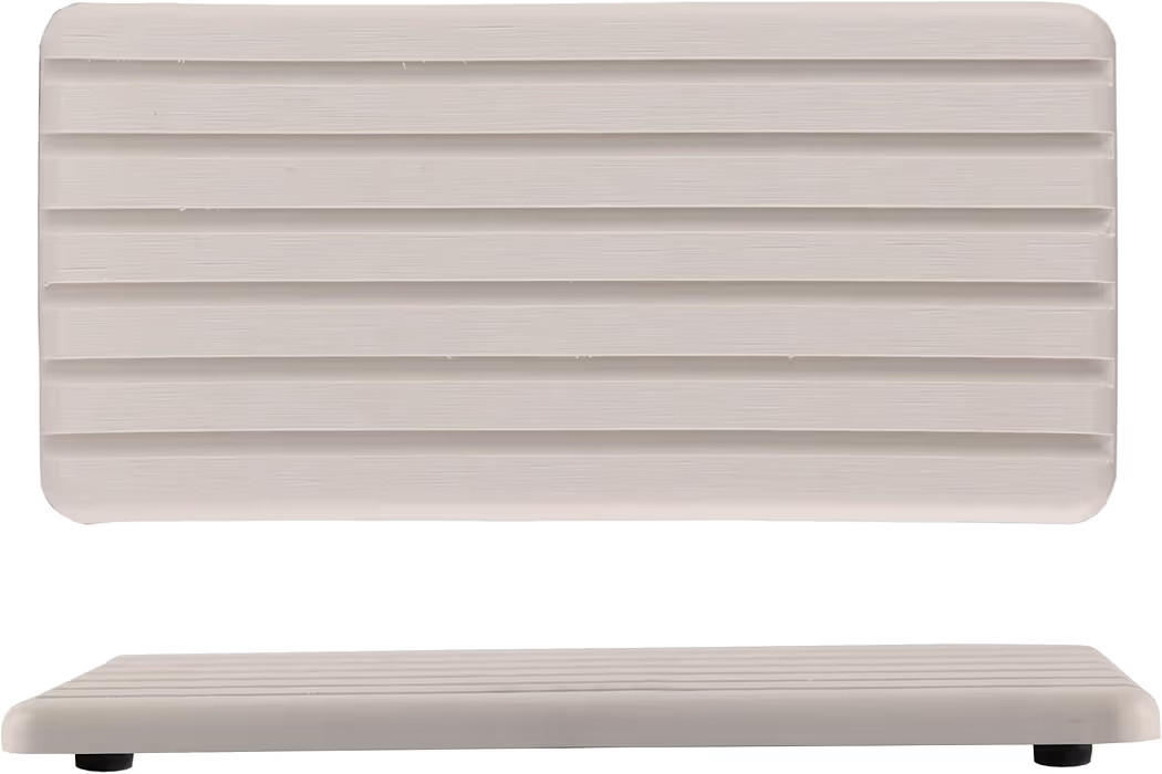 2 PCS water absorbent diatomite coasters, 8.3" x 4" water absorbing stone tray for sink, stone dr... | Amazon (US)