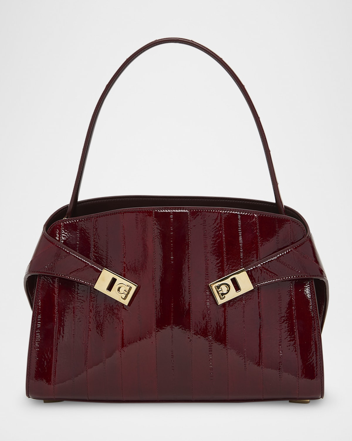 Hug Eel Leather Shoulder Bag | Neiman Marcus
