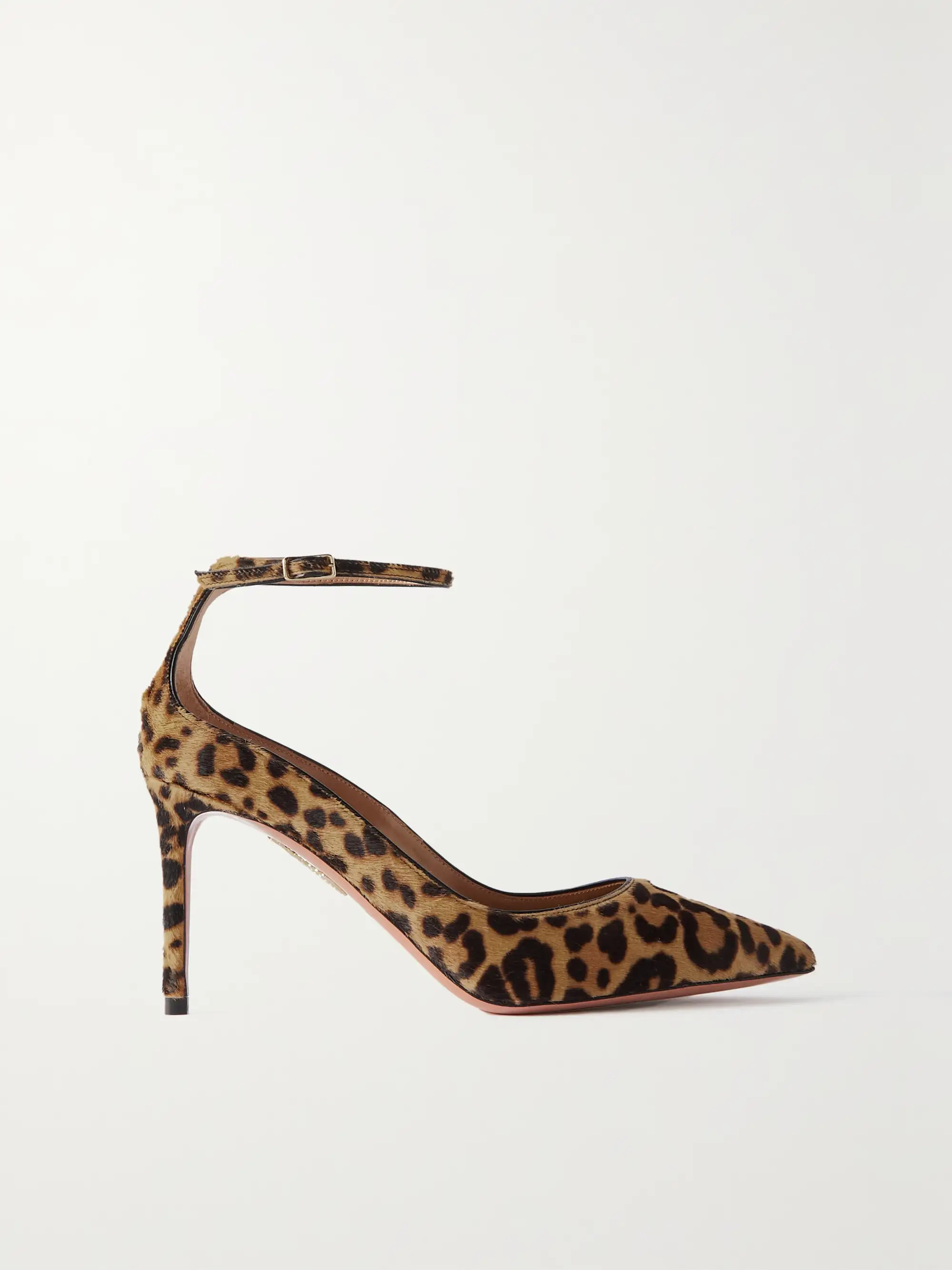 Love Affair 85 leopard-print pony hair pumps | NET-A-PORTER (US)