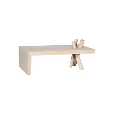 Branch Waterfall Coffee Table in Bleached | Wayfair North America