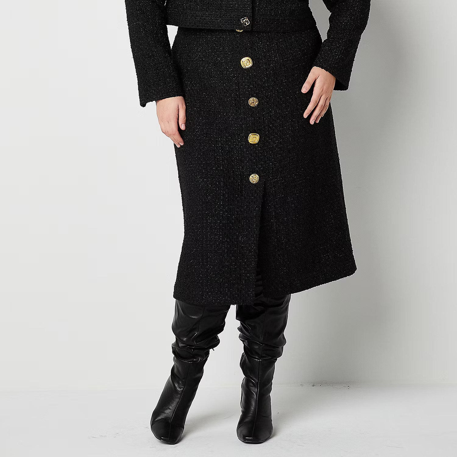 new!Worthington X Jason Bolden Regular Fit Womens Plus Suit Skirt | JCPenney