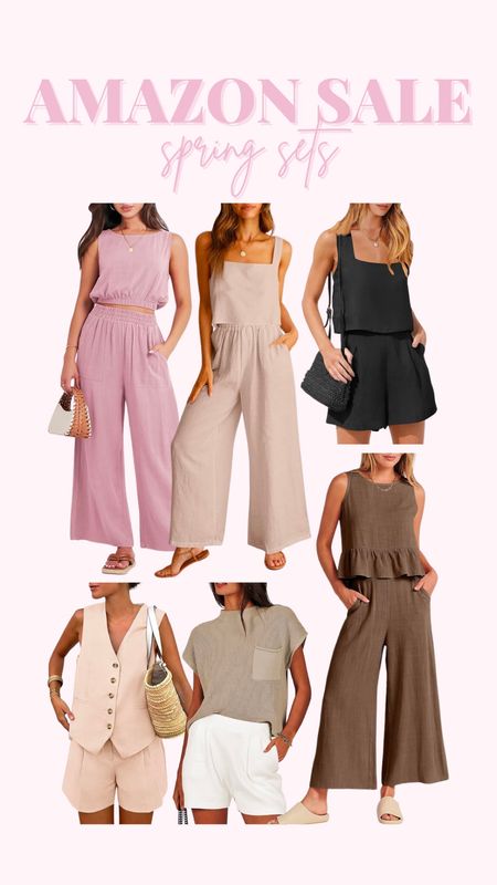 Amazon spring sets on sale 😍

Women’s fashion / spring fashion / spring sale / amazon sale / amazon fashion / amazon outfit / amazon look / 2 piece outfit / lounge set / spring styles / spring outfit inspo / mom fashion / mom outfit / mom styles / trending now / casual outfit / everyday outfit / mom on the go / running errands 

#LTKfindsunder50 #LTKstyletip #LTKsalealert