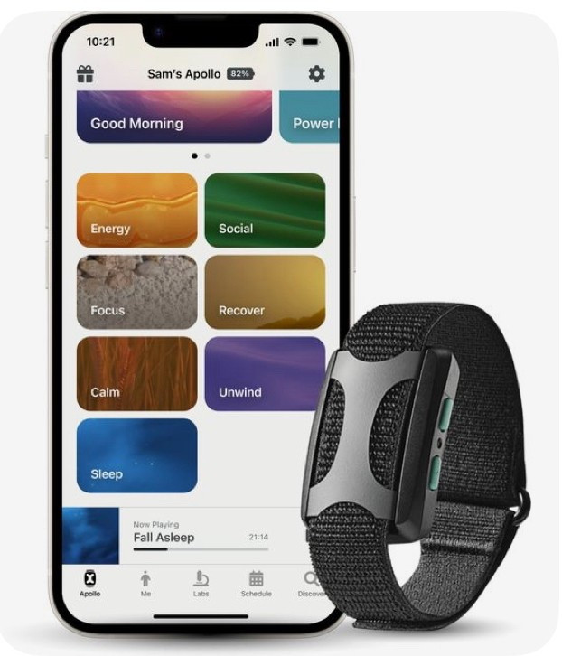 Sharing one of my favorite wellness tools lately: the Apollo Neuro 💫 I’ve been using it consistently and have noticed a real shift in my sleep quality and overall stress levels. It’s like giving my nervous system a gentle reset throughout the day. 

#LTKGiftGuide #LTKActive