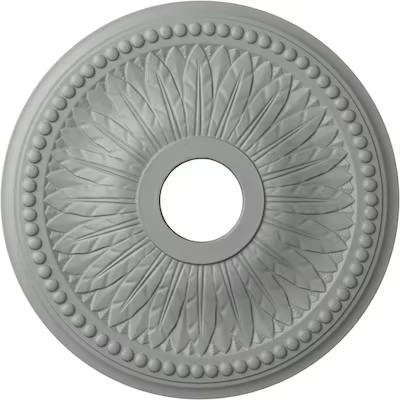 Ekena Millwork Bailey 18-in W x 18-in L Architectural Polyurethane Whole Ceiling Medallion | Lowe's