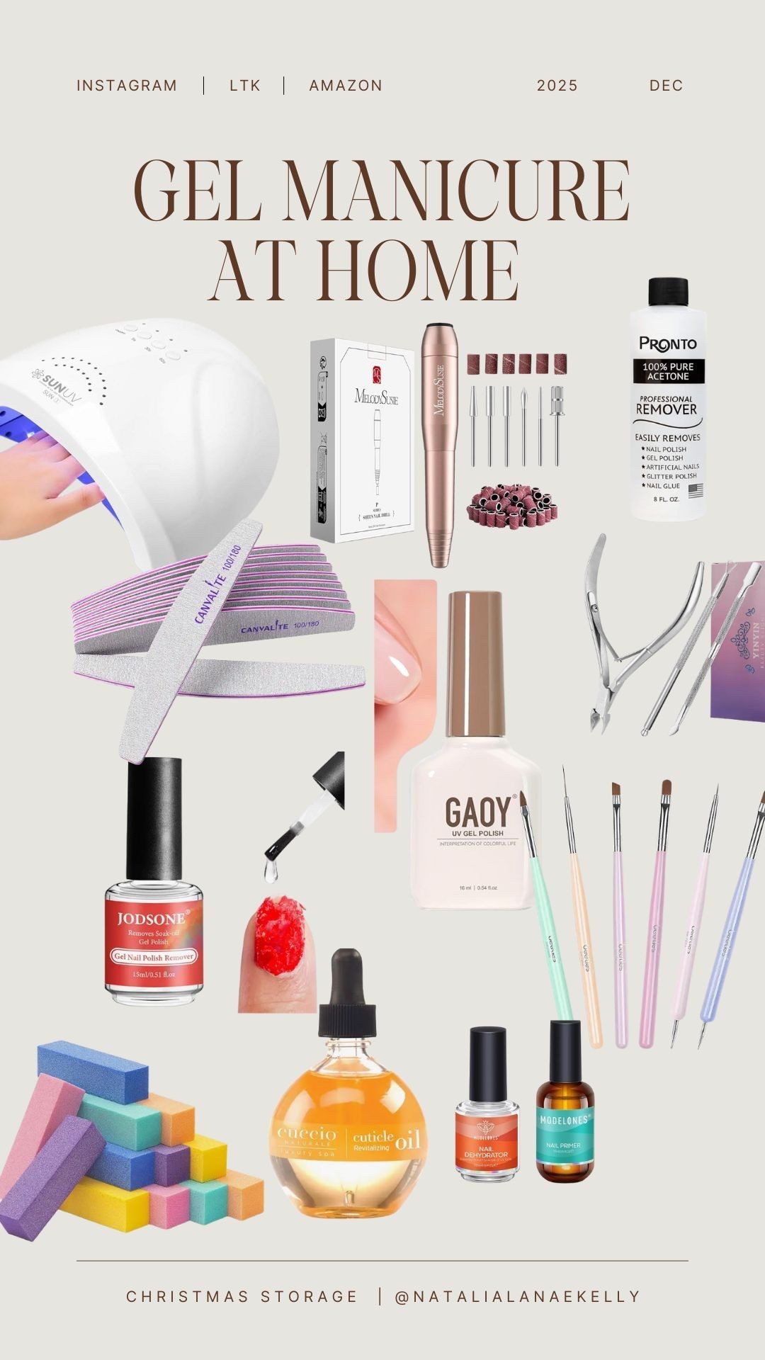 Gel manicures at home!!! Everything you need ❣️ 

#LTKFindsUnder100 #LTKselfcare #LTKBeauty