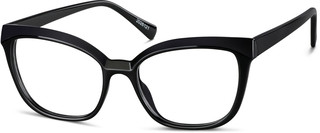 Zenni Women's Cat-Eye Prescription Glasses Black TR Frame | Zenni Optical (US & CA)