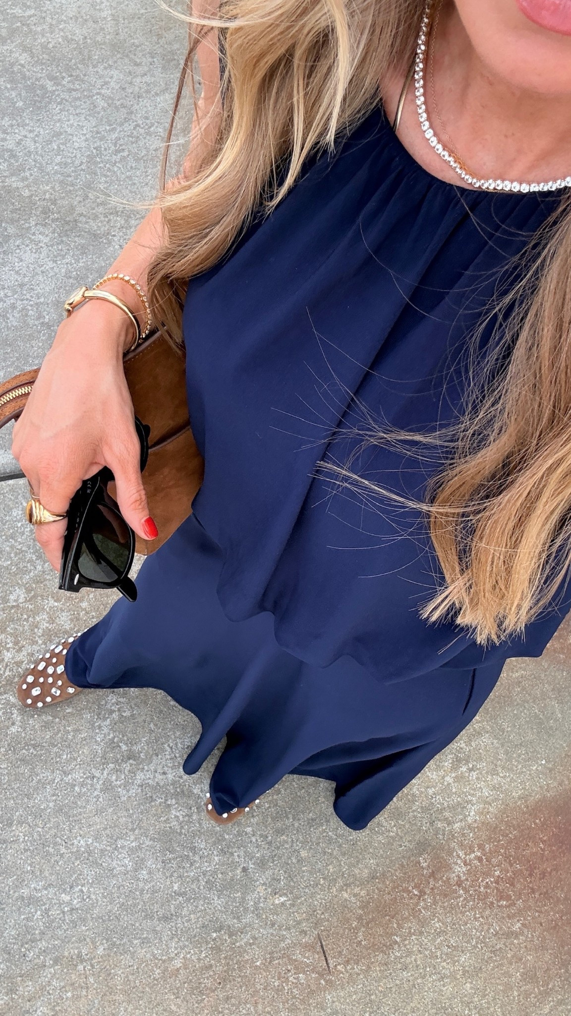 Navy maxi set! 
Top: wearing size small 
Skirt: wearing size XS

#LTKSeasonal #LTKgrwm #LTKootd