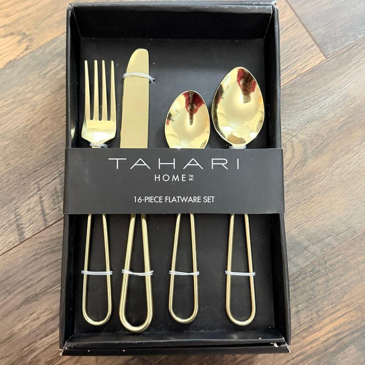Elie Tahari Dinnerware - Gold | Depop US