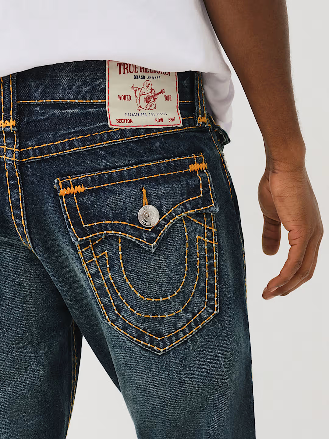 JOEY PICK STITCH FLAP FLARE JEAN | True Religion