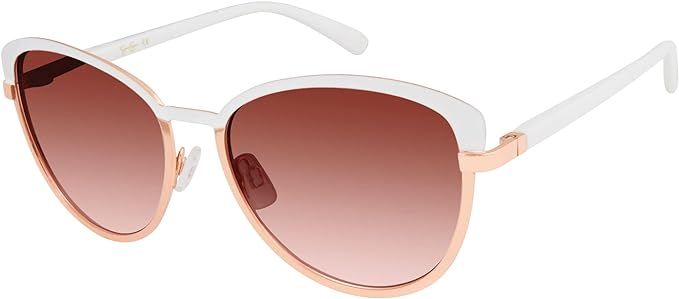 Jessica Simpson J5316 Sleek Metal UV Protective Cat Eye Sunglasses. Glam Gifts for Women, 60 mm | Amazon (US)