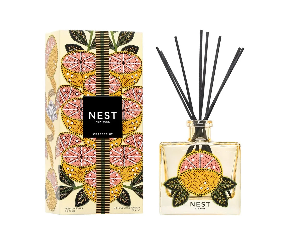 Grapefruit Decorative Reed Diffuser | NEST Fragrances