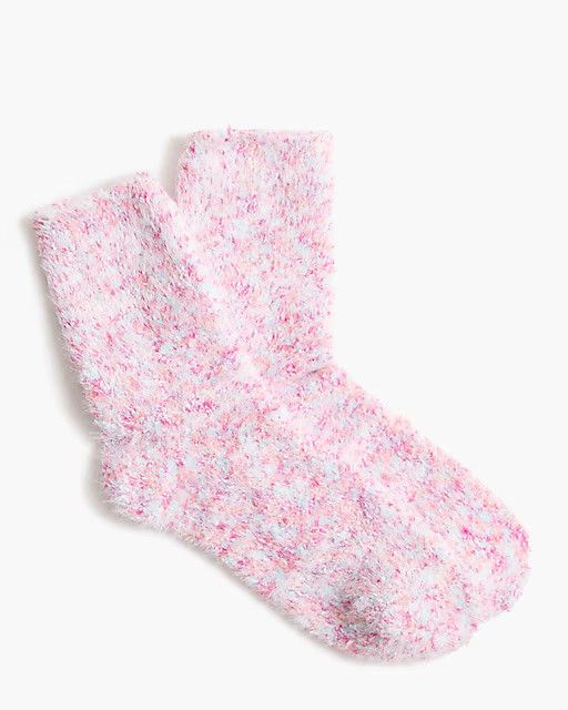 Flecked fuzzy boot socks | J.Crew Factory