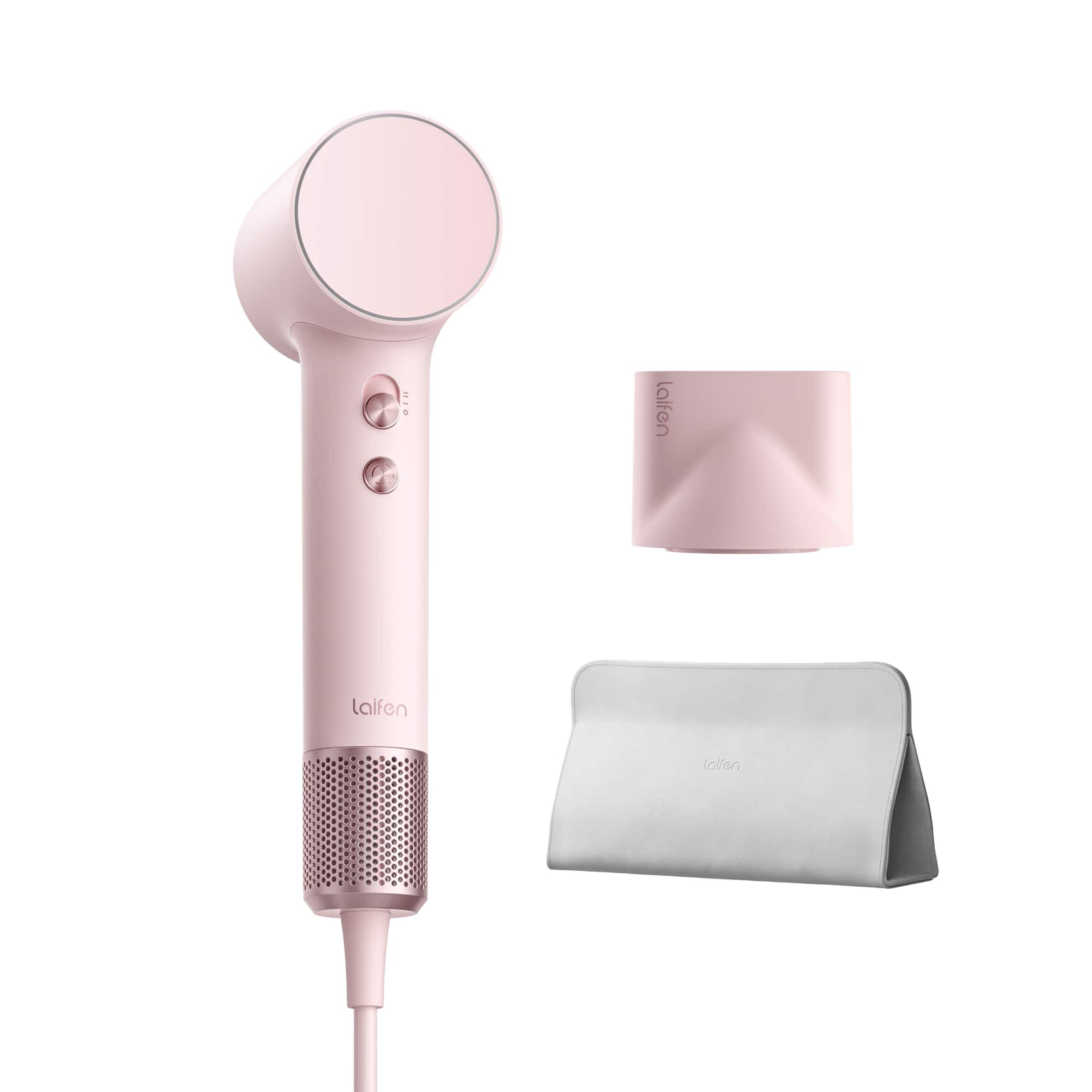 Laifen - Mini Hair Dryer - 1 Attachment and Bag - Pink | Best Buy U.S.