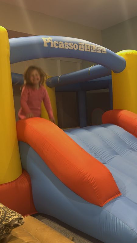 Best indoor rainy day blow up bouncy house. Fits in most height ceilings. Great for birthday parties. Excellent kids toy and gift idea. Rainy day winter fun  target sale now! 

#LTKGiftGuide #LTKkids #LTKhome