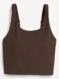 Light Support PowerSoft Adjustable Longline Sports Bra for Women | Old Navy (US)