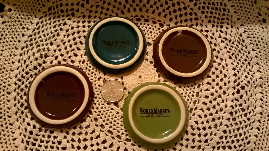 World Market Cup Bottoms Backstamps~ Pique Assiette Supplies - Etsy | Etsy (US)