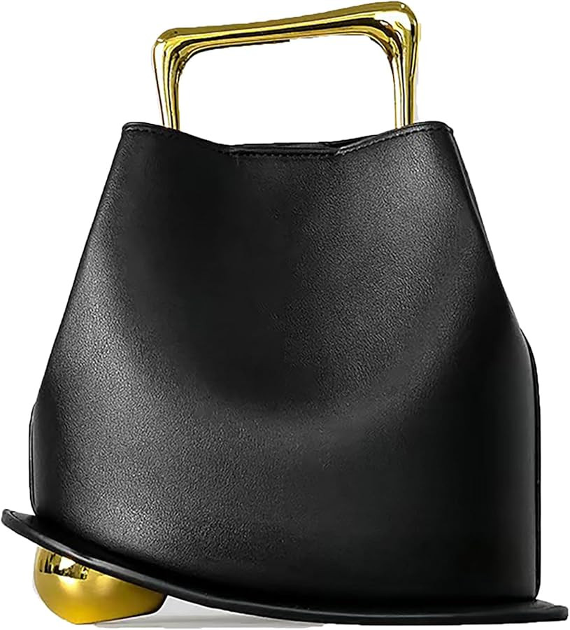 Women PU Leather Handbag Crossbody Shoulder Purse Top Handle Bucket Bag | Amazon (US)