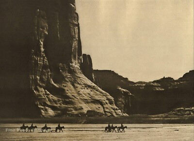 1900/72 EDWARD CURTIS Folio NATIVE AMERICAN INDIAN Canyon De Chelly Photo 16X20  | eBay | eBay US