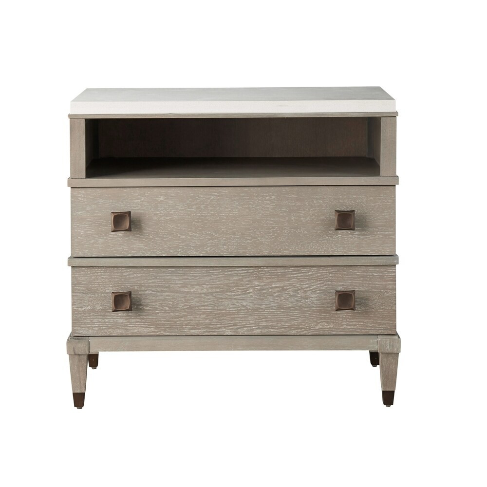 Playlist Smoke 2-drawer Nightstand | Bed Bath & Beyond