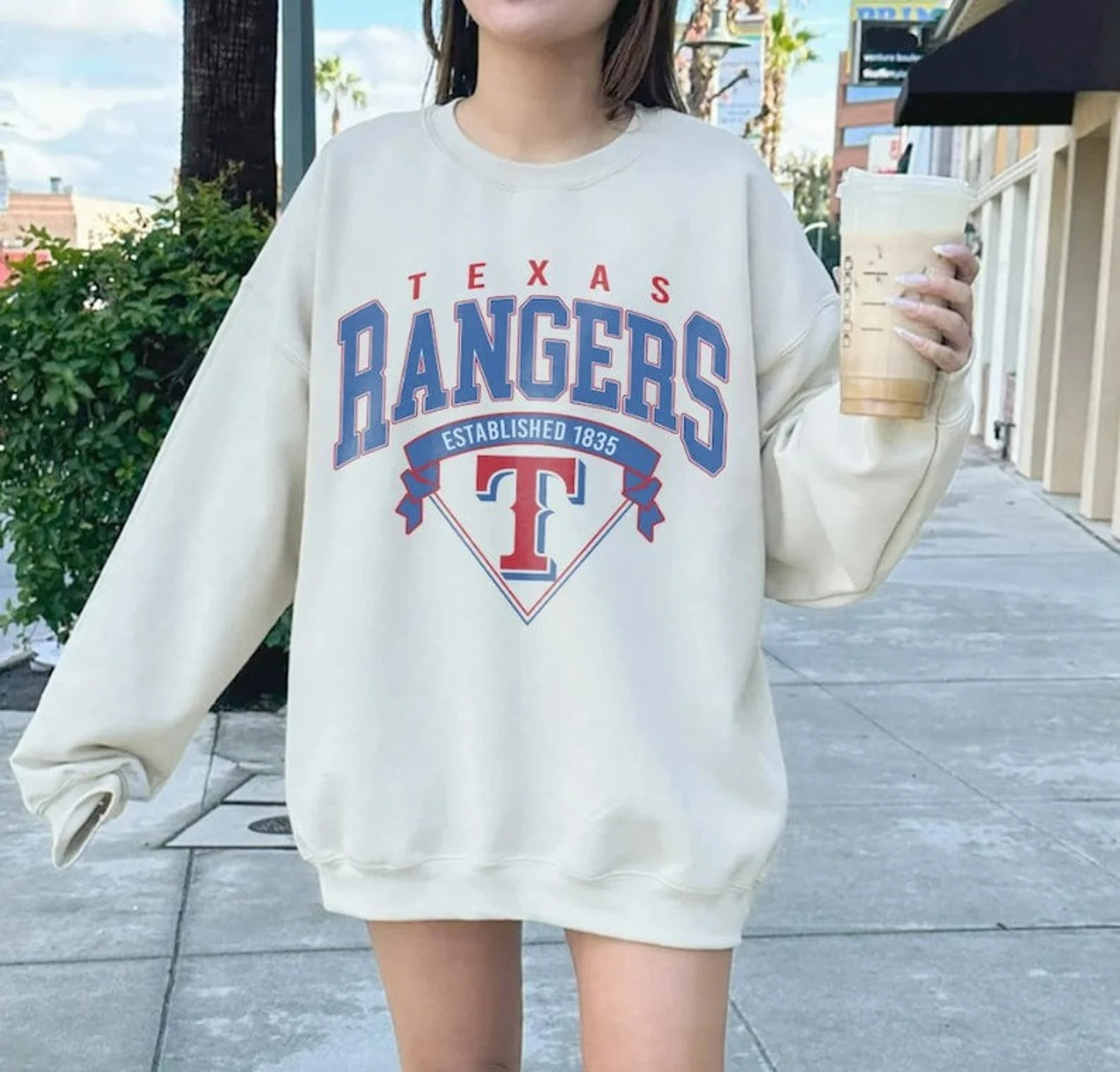 Vintage Texas Ranger Baseball T-Shirt Sweatshirt Hoodie, Vintage Texas Baseball Crewneck Sweatshi... | Etsy (US)