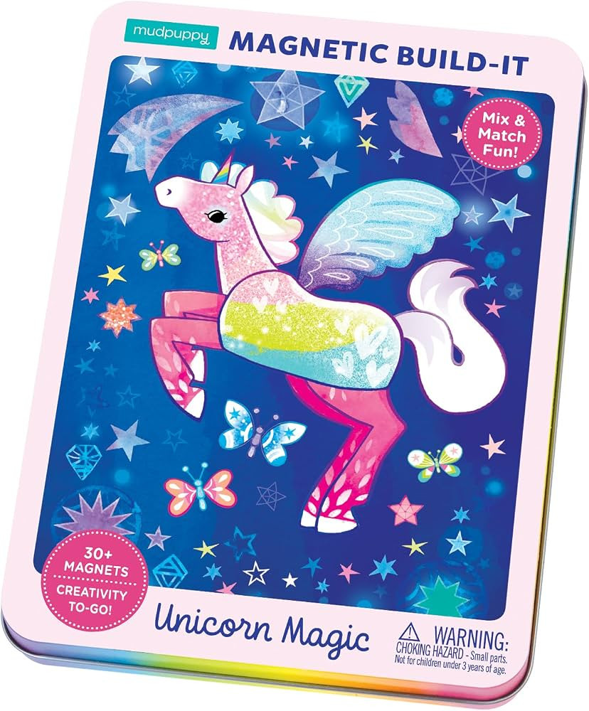 Mudpuppy Unicorn Magic Magnetic Build-it | Amazon (US)