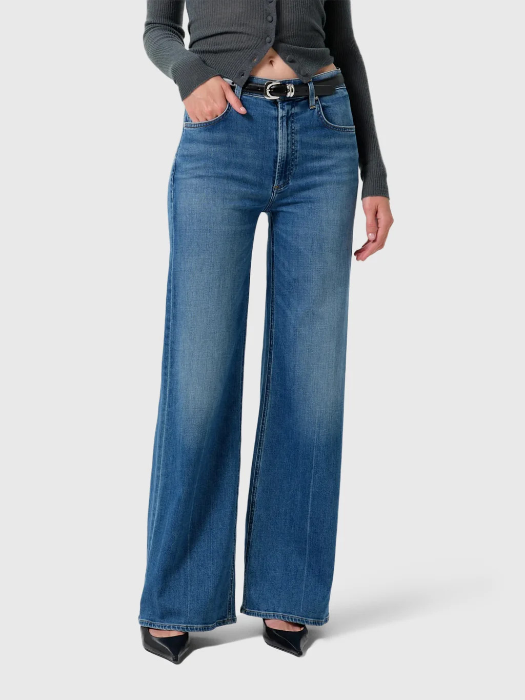 Citizens Of Humanity Women's Lyra Long Wide Leg Jean | Saint Bernard